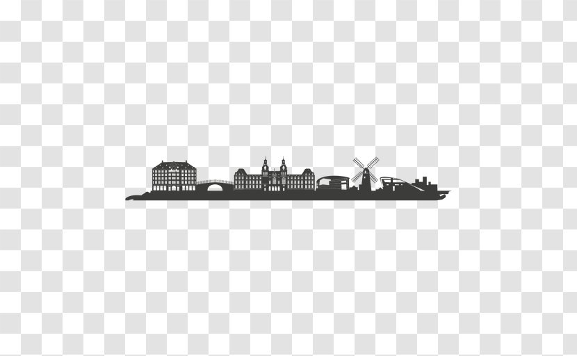 Seattle Silhouette Skyline - Naval Ship - City Transparent PNG