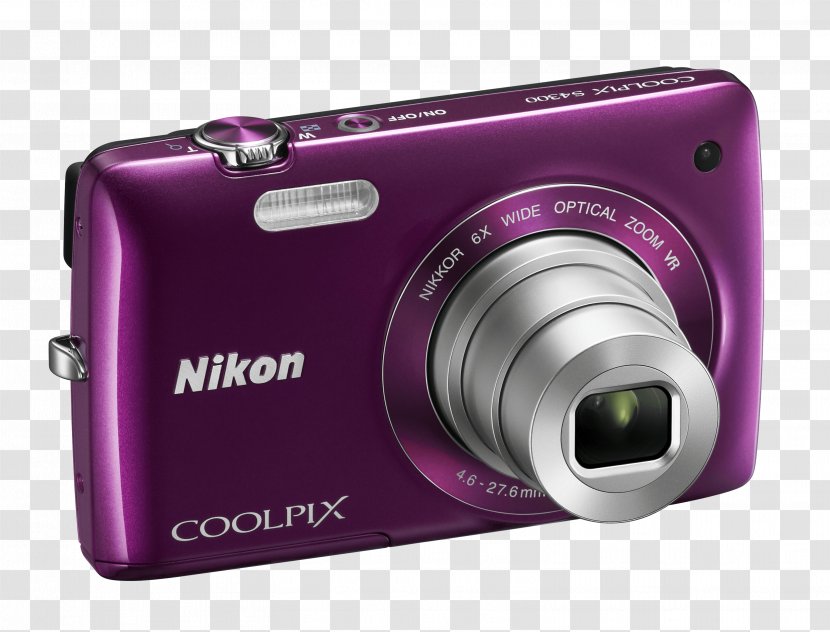 Point-and-shoot Camera Nikon Zoom Lens Photography - Photo Image Transparent PNG