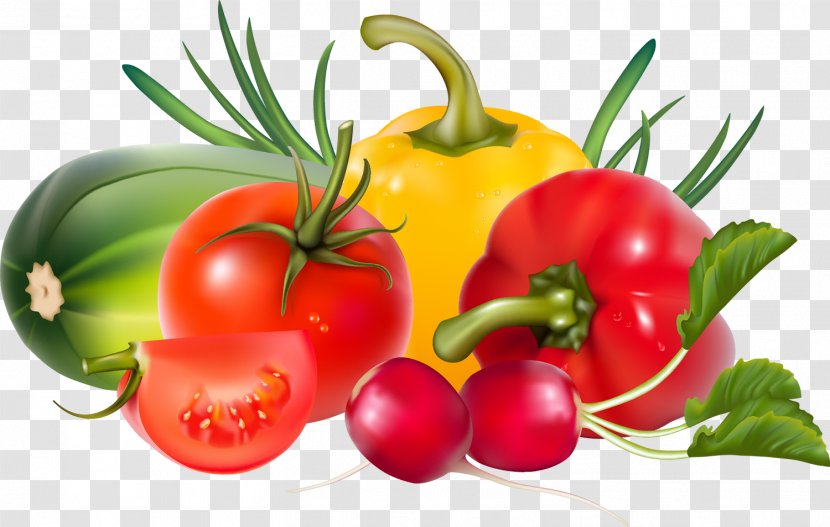 Vegetable Fruit Bell Pepper Chili Vector Graphics - Vegetarian Food Transparent PNG