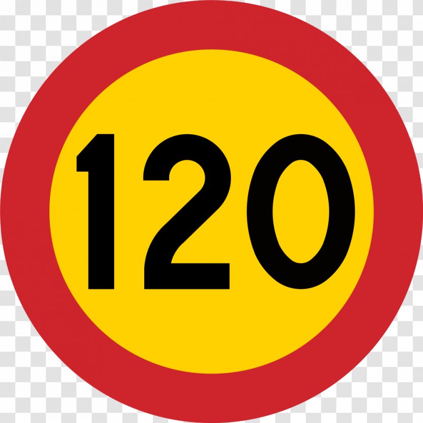 Speed Limit Traffic Sign Episode 120 Road - Symbol Transparent PNG