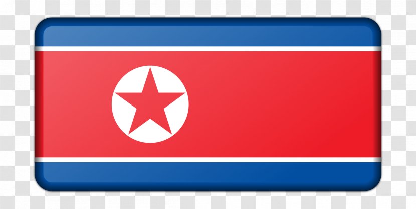 Flag Of North Korea South - Red Transparent PNG