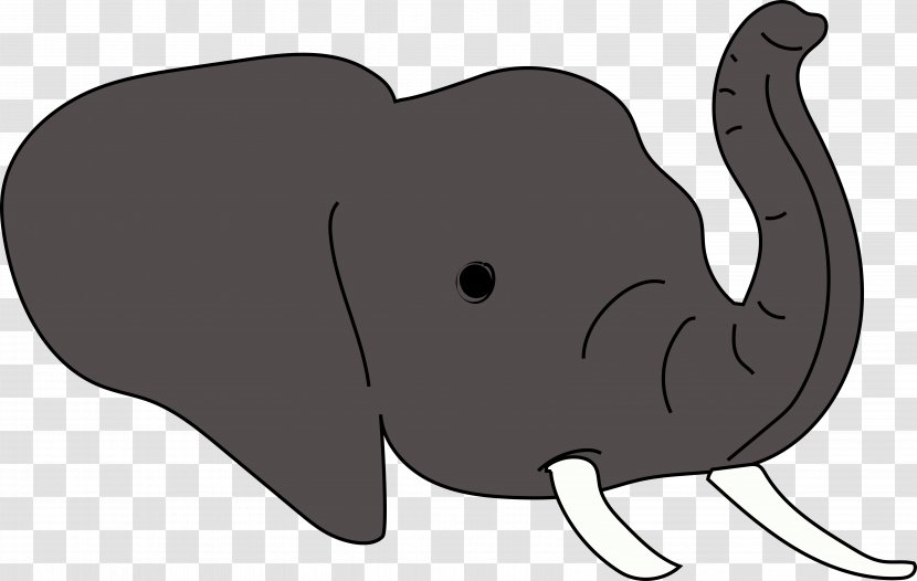 African Elephant Animal Cartoon Clip Art - Tree - Cute Transparent PNG