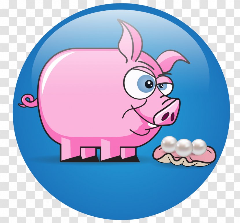 Pig Cartoon Pearls Before Swine Humour Clip Art - Like Mammal Transparent PNG