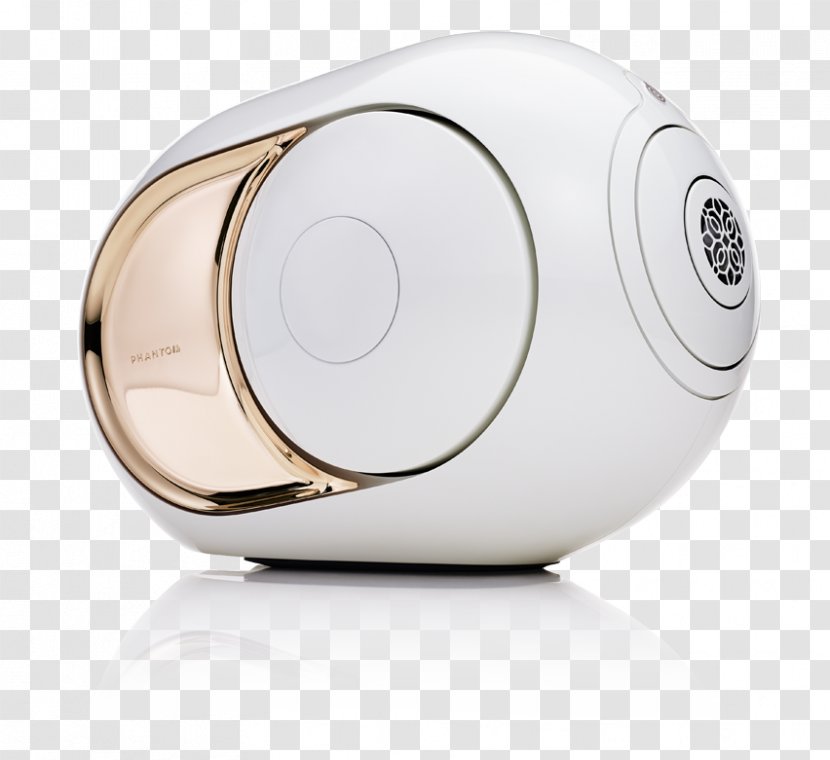 Devialet Phantom Loudspeaker Sound Wireless Speaker Home Theater Systems - Gold Wave Transparent PNG