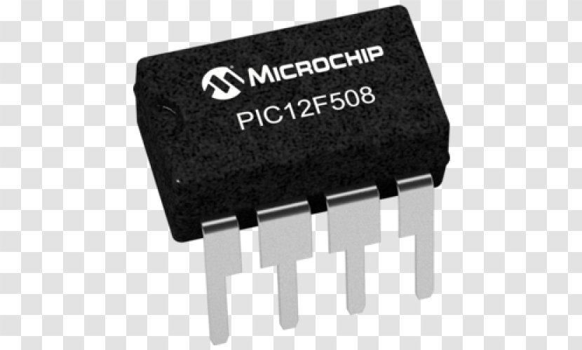 Integrated Circuits & Chips Surface-mount Technology Electronic Component Electronics Microcontroller - Microchip Transparent PNG