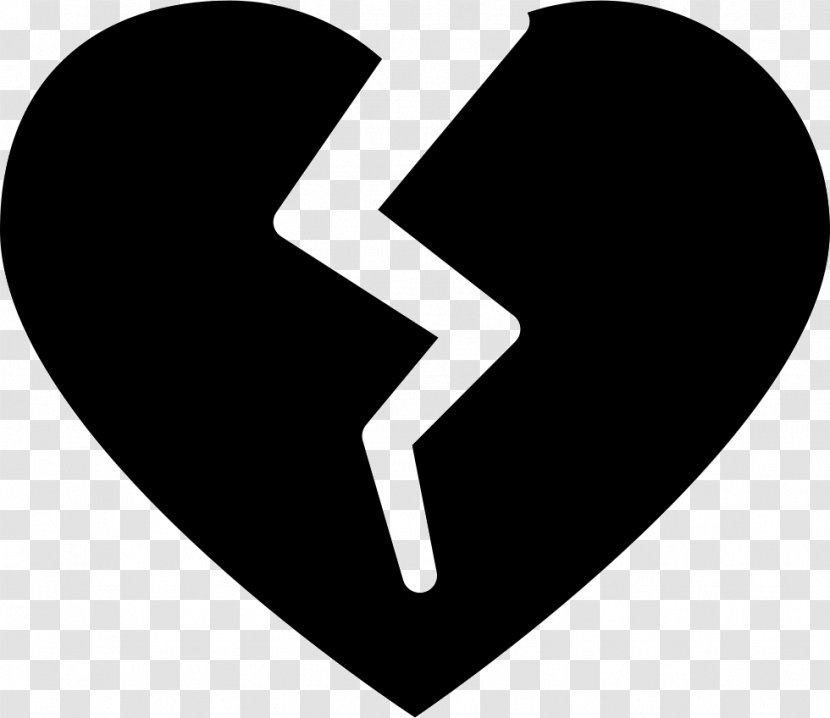 Drawing Silhouette Broken Heart Transparent PNG
