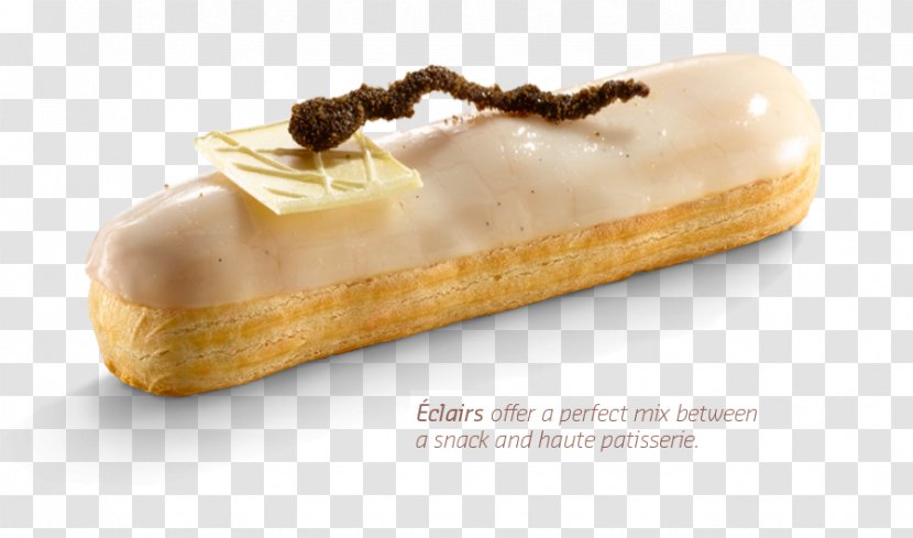 Éclair Dessert Pastry Recipe Magazine - Eclairs Transparent PNG