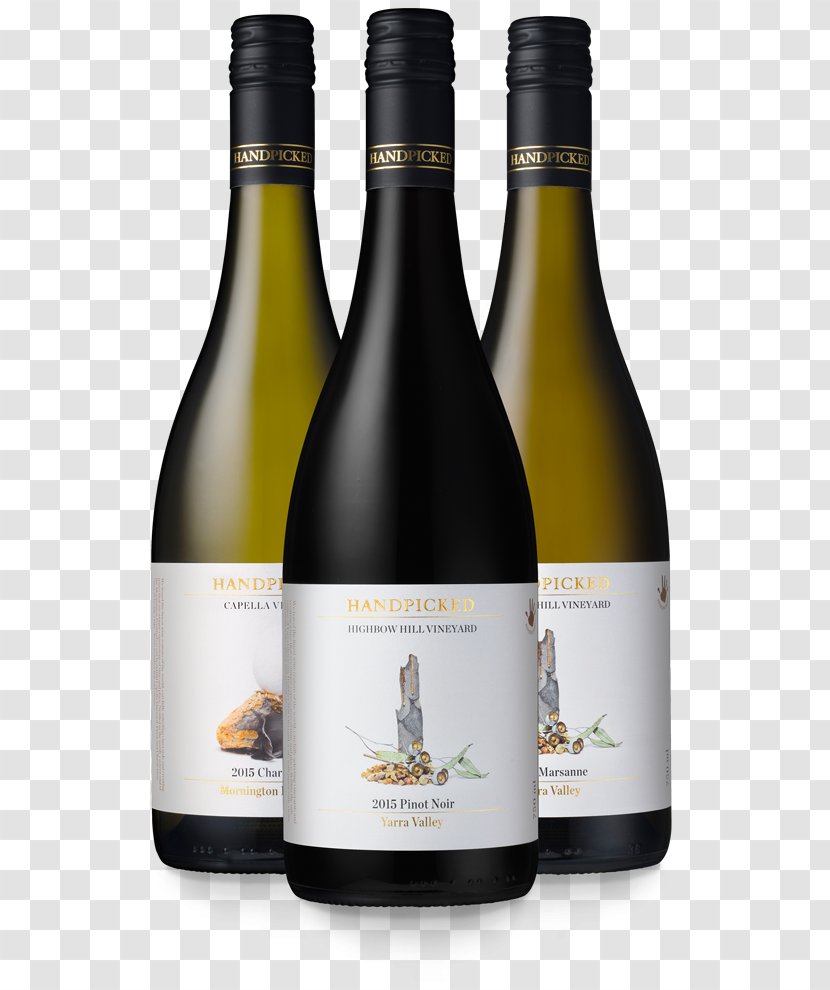 Vineyard Designated Wine Pinot Noir Chardonnay Yarra Valley - Bottle Transparent PNG