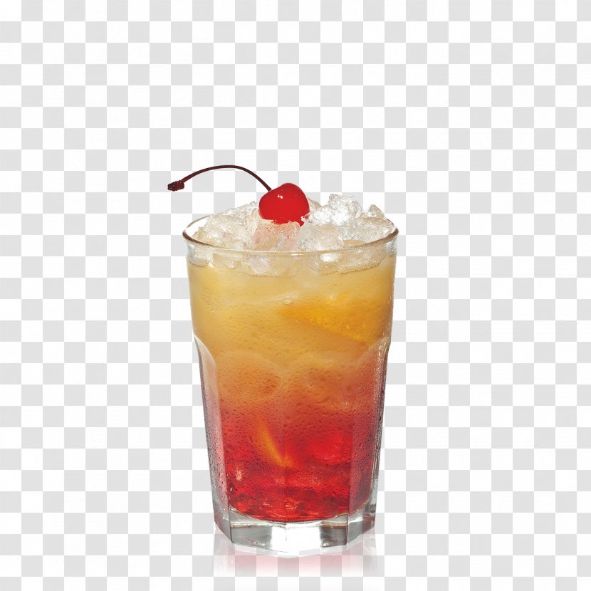 Cocktail Campari Americano Orange Juice Sea Breeze - Non Alcoholic Beverage - Passion Fruit Transparent PNG