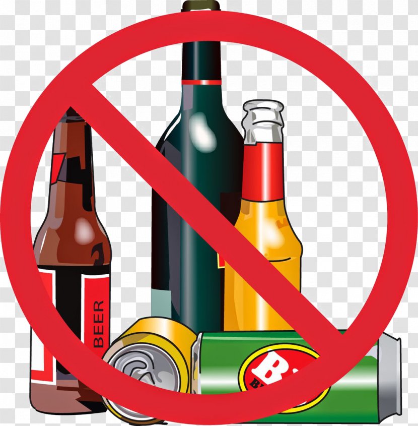 Beer Vodka Wine Alcoholic Drink Clip Art - No Smoking Transparent PNG