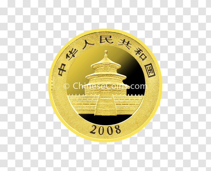 Proof Coinage Chinese Gold Panda Giant - Badge - Coin Transparent PNG