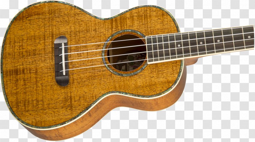 Fender Nohea Koa Tenor Ukulele Acoustic Guitar Bass Musical Instruments - Tree Transparent PNG
