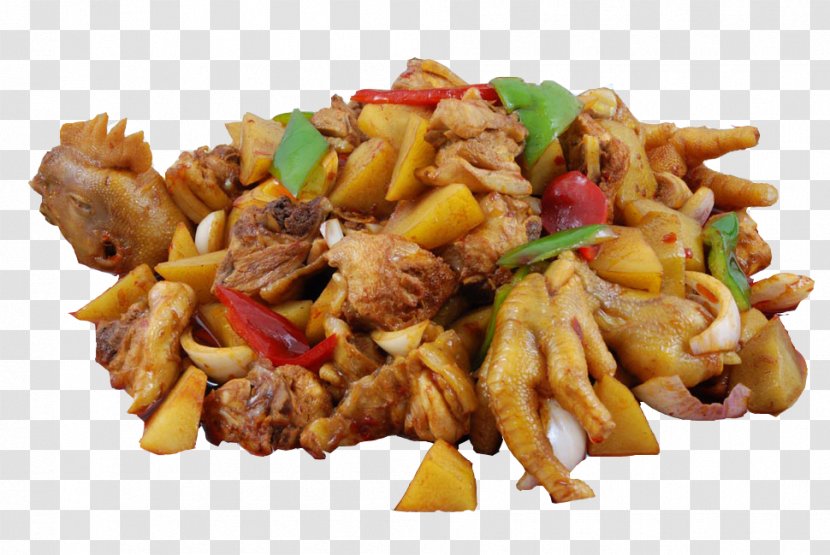 Chicken Meat Beef Noodle Soup Dapanji Food - Potato Transparent PNG
