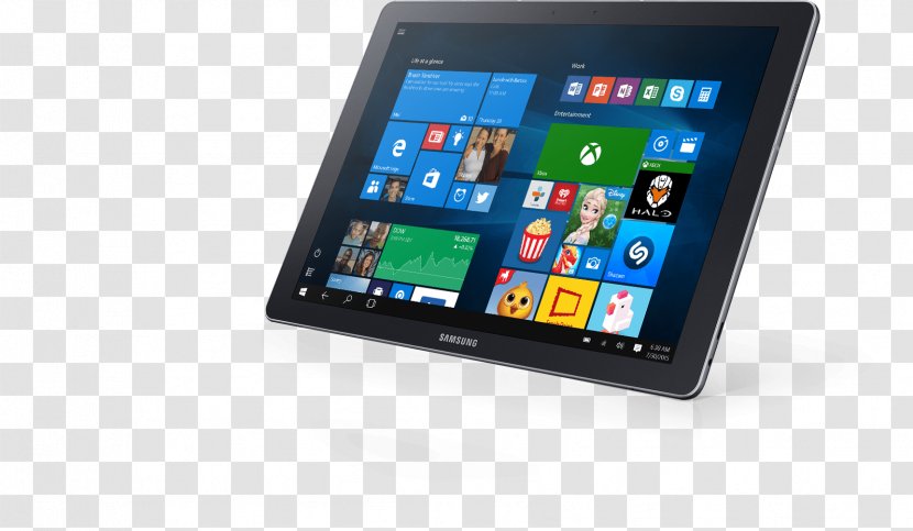 Laptop Samsung Galaxy TabPro S 2-in-1 PC Microsoft Surface - Computer - Fingerprint Scanning Transparent PNG