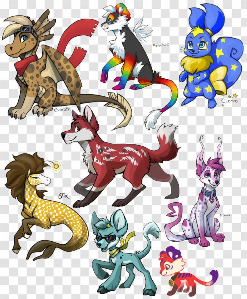 Neopets Drawing Fan Art - Digital Transparent PNG