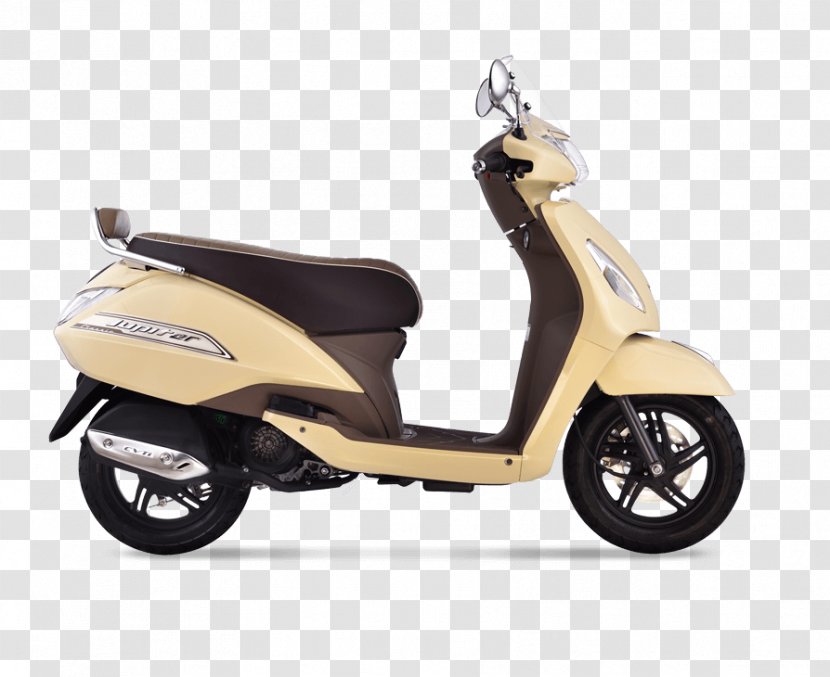 Scooter TVS Jupiter Motor Company India Motorcycle - Power Transparent PNG