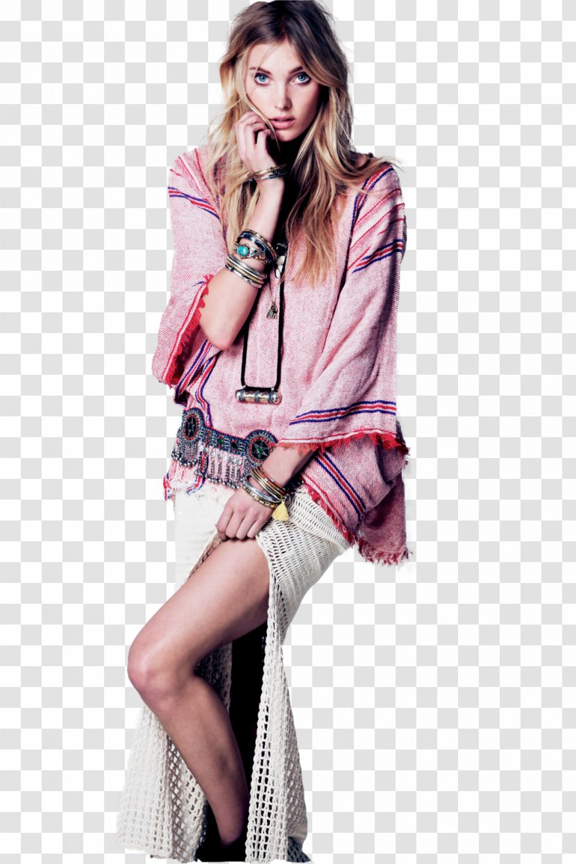 Elsa Hosk Free People Victoria's Secret Model Fashion - Watercolor Transparent PNG