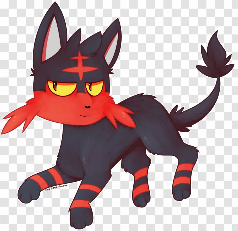 Pokémon Sun And Moon Whiskers Drawing Litten Popplio - Carnivoran - Candie Transparent PNG