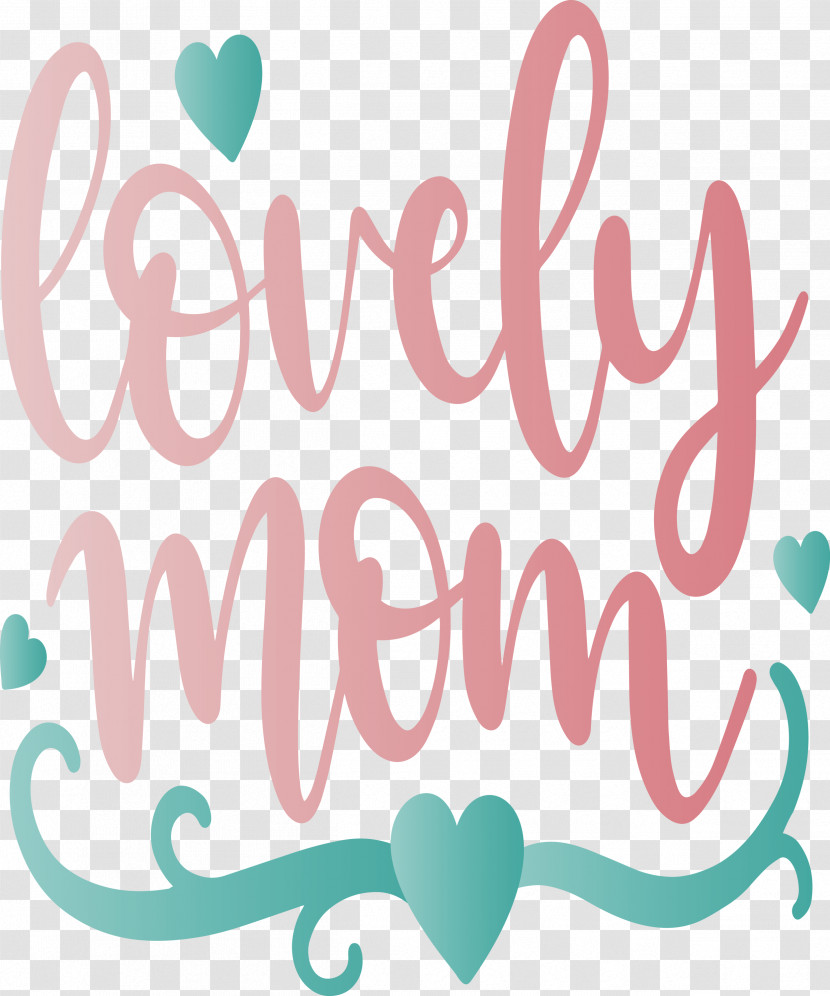 Mothers Day Lovely Mom Transparent PNG