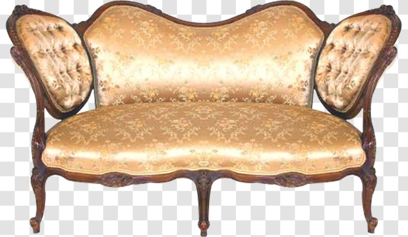 Loveseat Antique Furniture Garden - Chair Transparent PNG