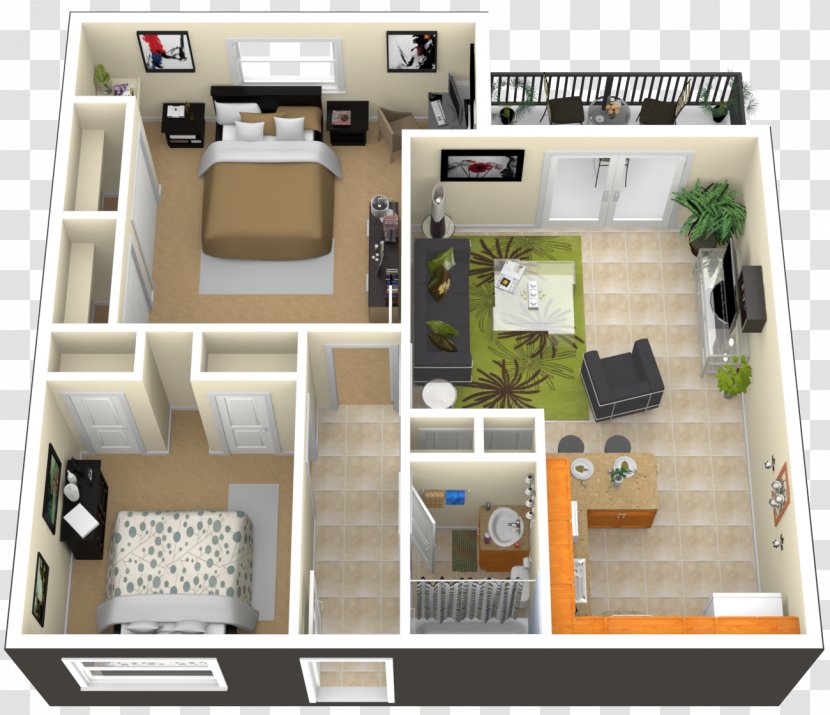 Louisiana State University House Apartment Nursery Home - Floor Plan Transparent PNG