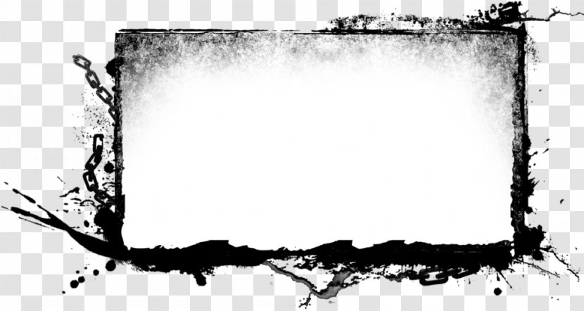 Picture Frame - Motif - Blackandwhite Transparent PNG