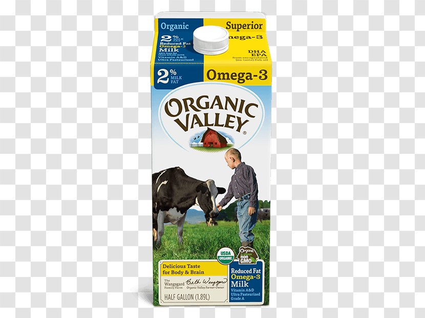 Organic Milk Food Dairy Cattle Valley - Whole Foods Market - Fat Cow Transparent PNG