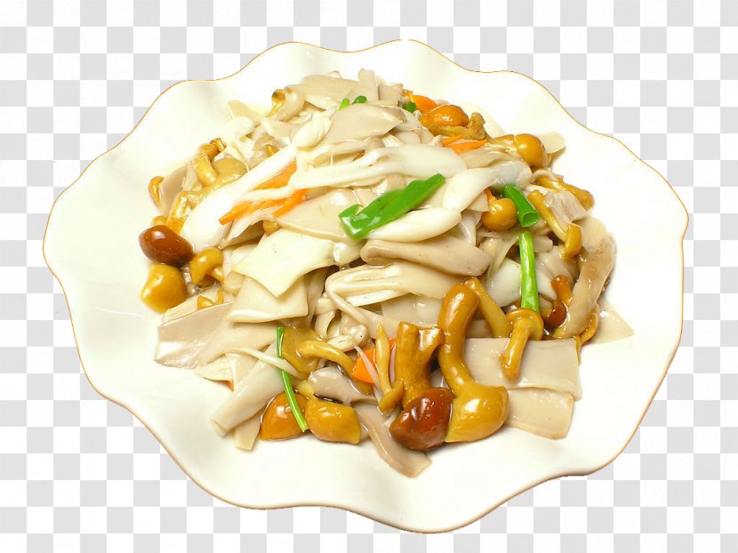 Beef Chow Fun Vegetarian Cuisine American Chinese Shahe Fen - Spicy Wild Mushroom Transparent PNG