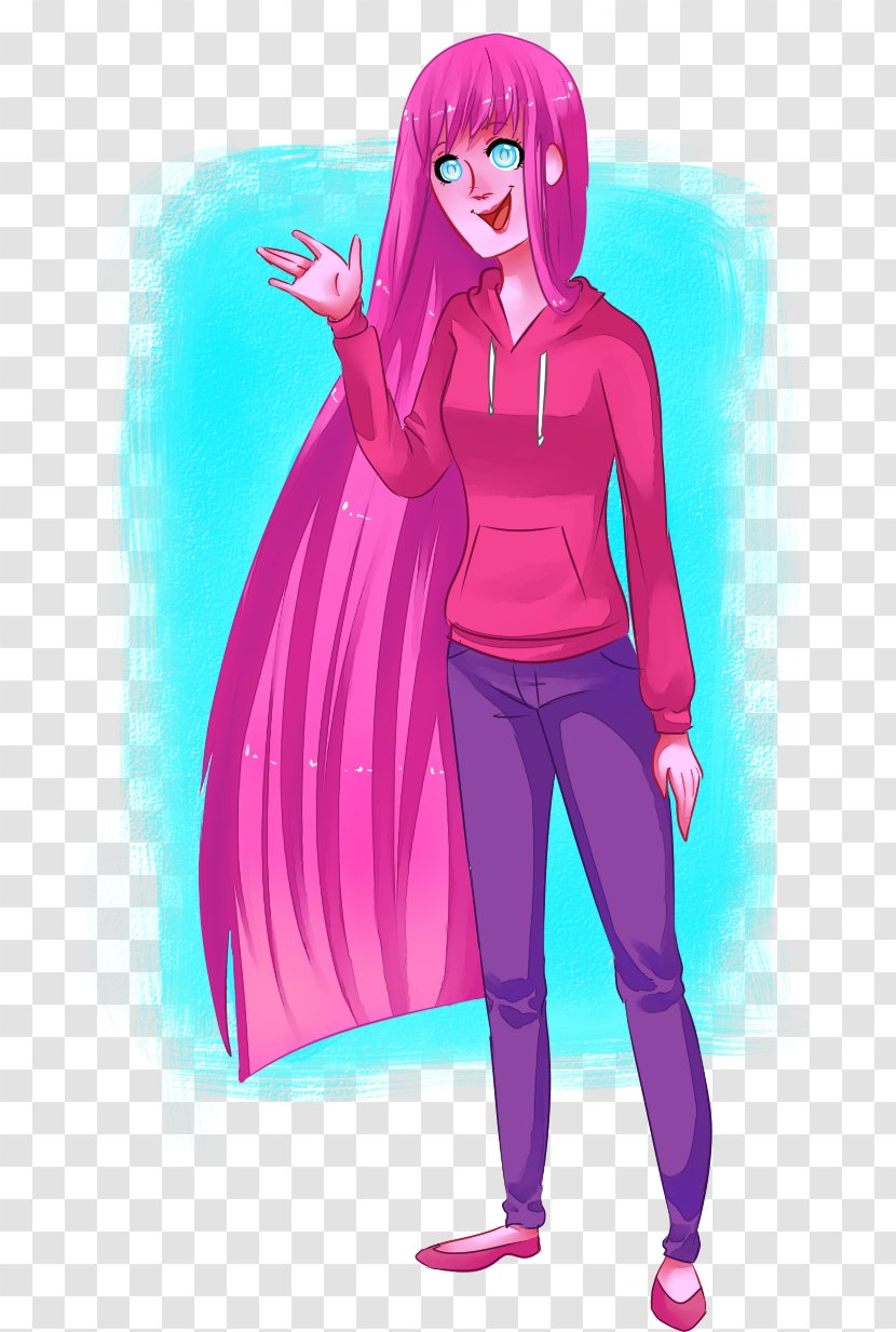 Princess Bubblegum Fionna And Cake Chewing Gum Fan Art - Silhouette - Rabbit In The Sky Transparent PNG