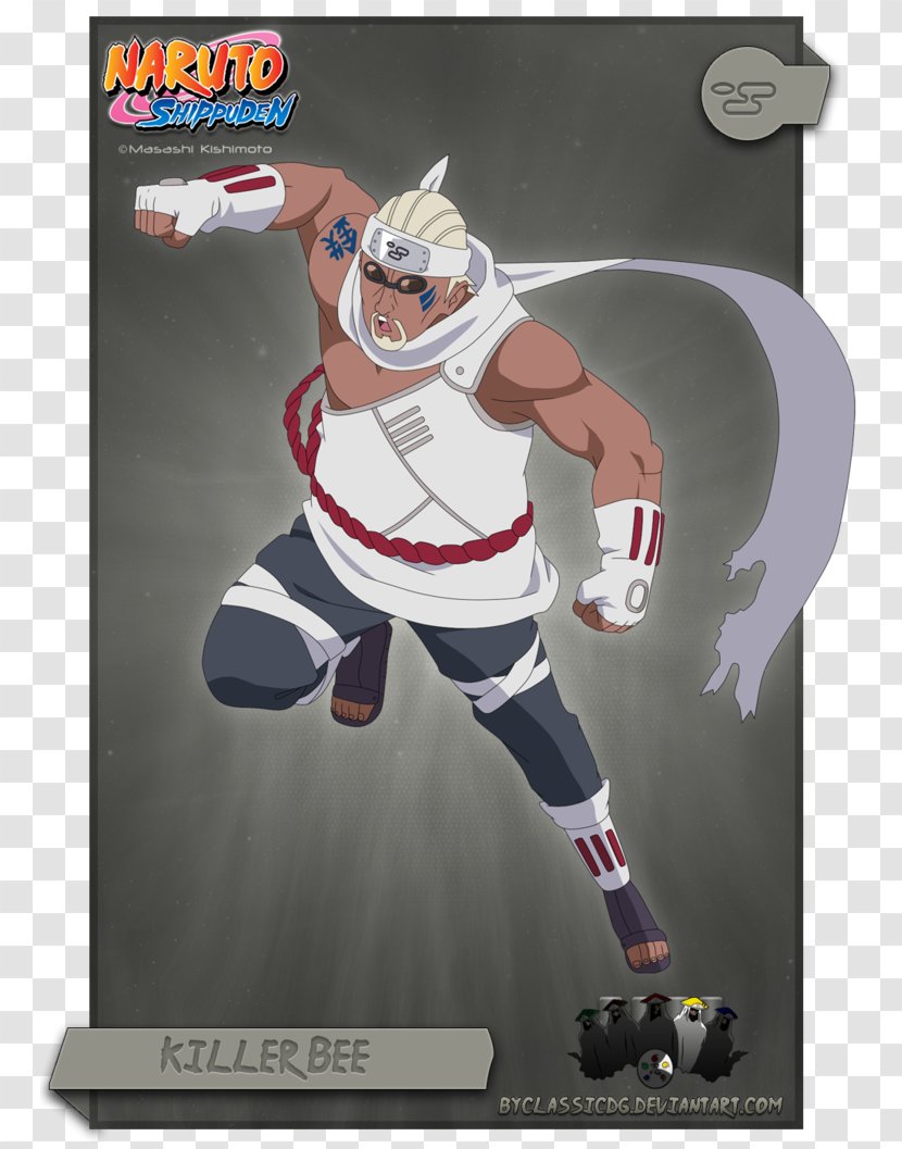 Killer Bee Sasuke Uchiha Naruto Yugito Nii Jinchūriki - Cartoon - Africanized Transparent PNG