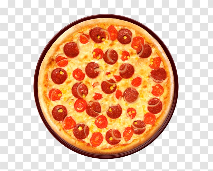 Junk Food Cartoon - Meat - Cherry Tomatoes Focaccia Transparent PNG