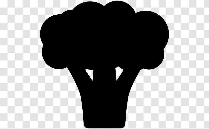 Broccoli Clip Art - Black And White Transparent PNG