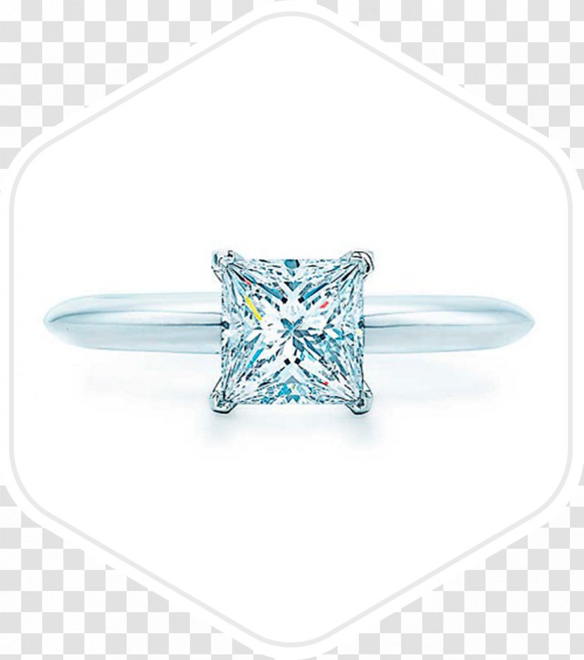 Princess Cut Diamond Engagement Ring - Gemstone Transparent PNG