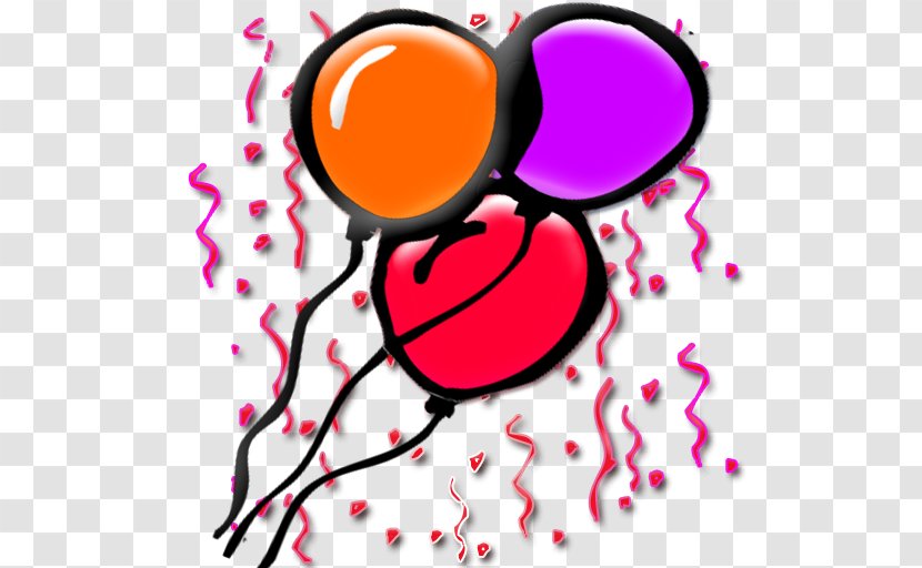 Birthday Cake Balloon Clip Art - Smile Transparent PNG