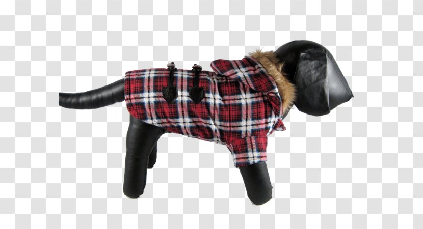 Tartan Dog Breed Clothes Outerwear - Red Coat Transparent PNG