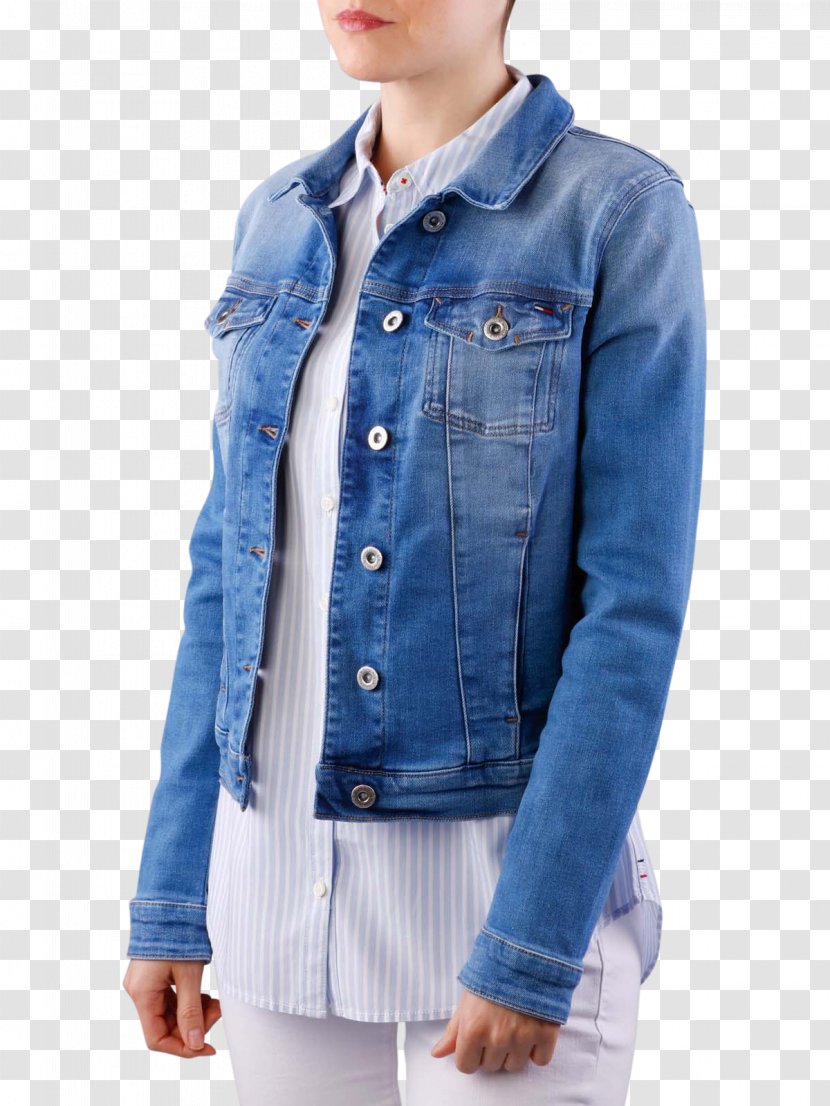 Denim Jeans T-shirt Jean Jacket - Blue Transparent PNG