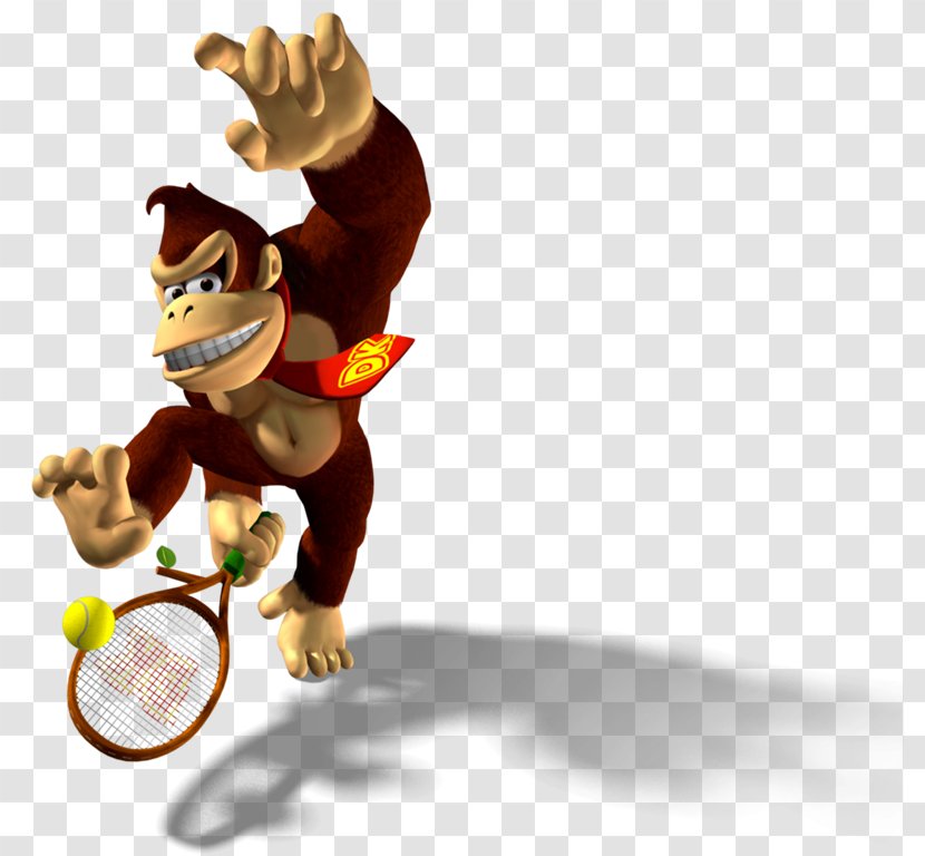 Donkey Kong Jr. Mario Tennis Power - Artwork Transparent PNG