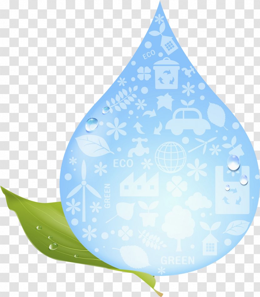 Drop Water Download - Blue - Creative Drops Transparent PNG