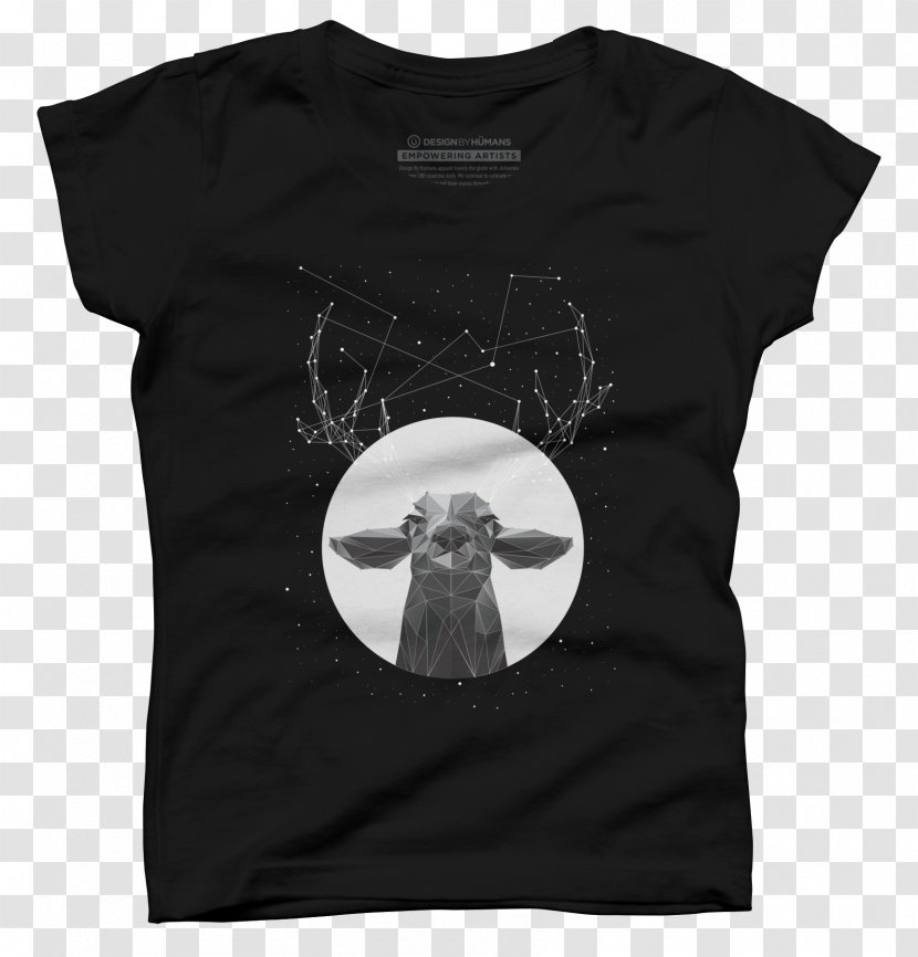T-shirt Sleeve Deer Laptop - Neck Transparent PNG