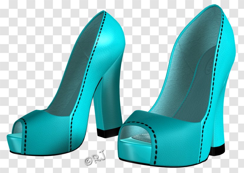Product Design Turquoise Shoe - Footwear - Bits And Pieces Transparent PNG