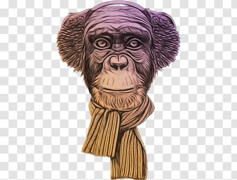 Common Chimpanzee Fictional Character Drawing Transparent PNG