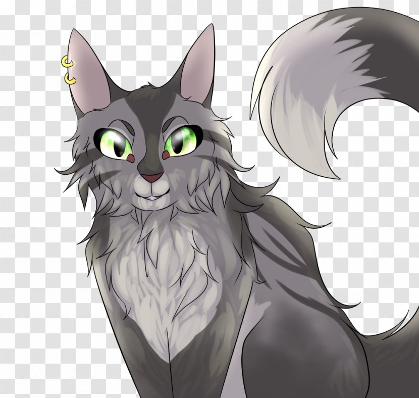 Whiskers Maine Coon Korat Domestic Short-haired Cat Kitten - Heart Transparent PNG