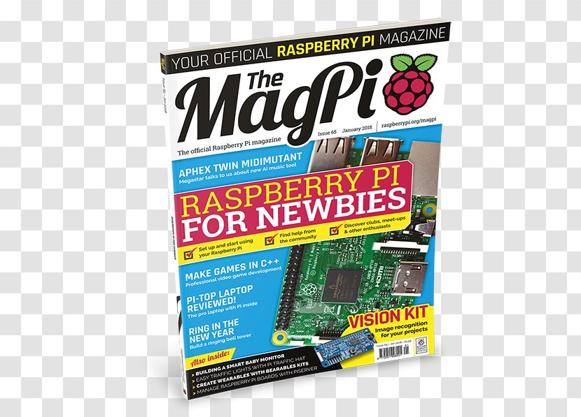 Display Advertising The MagPi Brand Raspberry Pi - App Mockup Transparent PNG