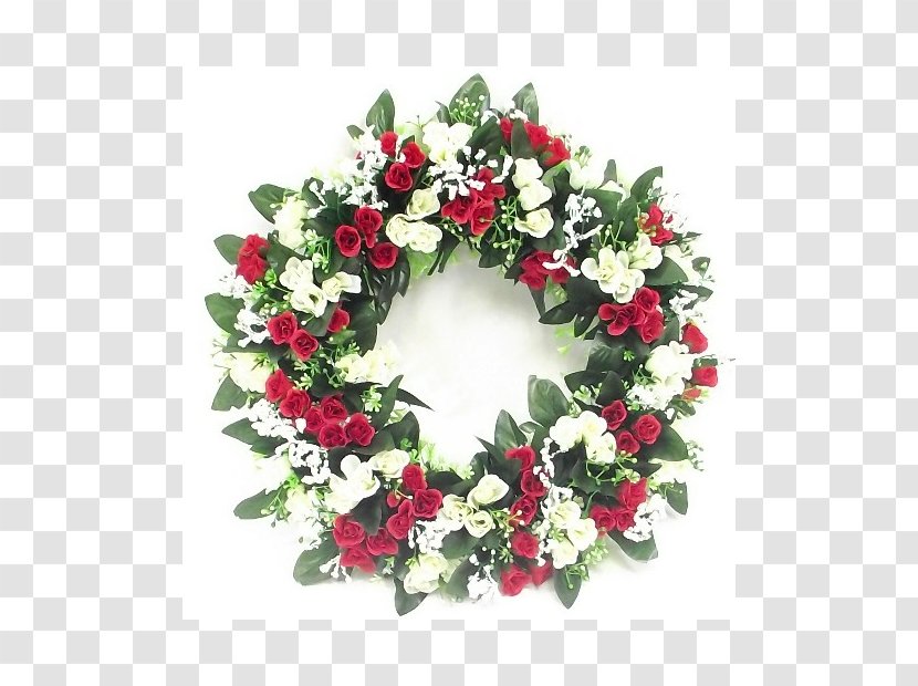 Wreath Artificial Flower Floristry Floral Design - Wedding Transparent PNG