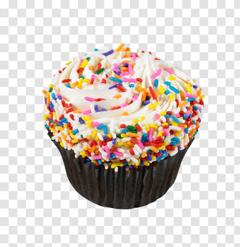 Cupcake Frosting & Icing Red Velvet Cake Muffin Sprinkles - CUPCAKES Transparent PNG