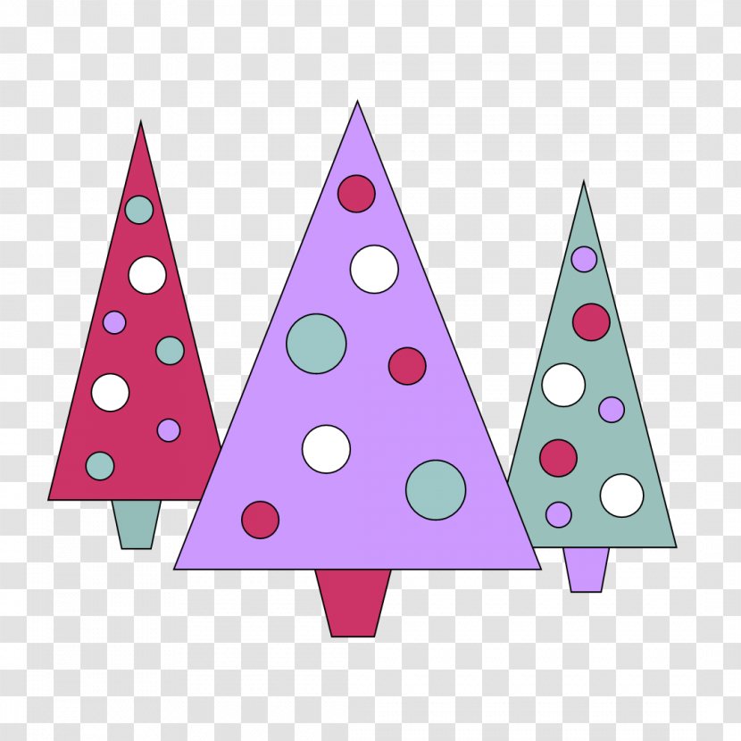 Santa Claus Christmas Tree Candy Cane Clip Art - Twelve Days Of - Three Transparent PNG