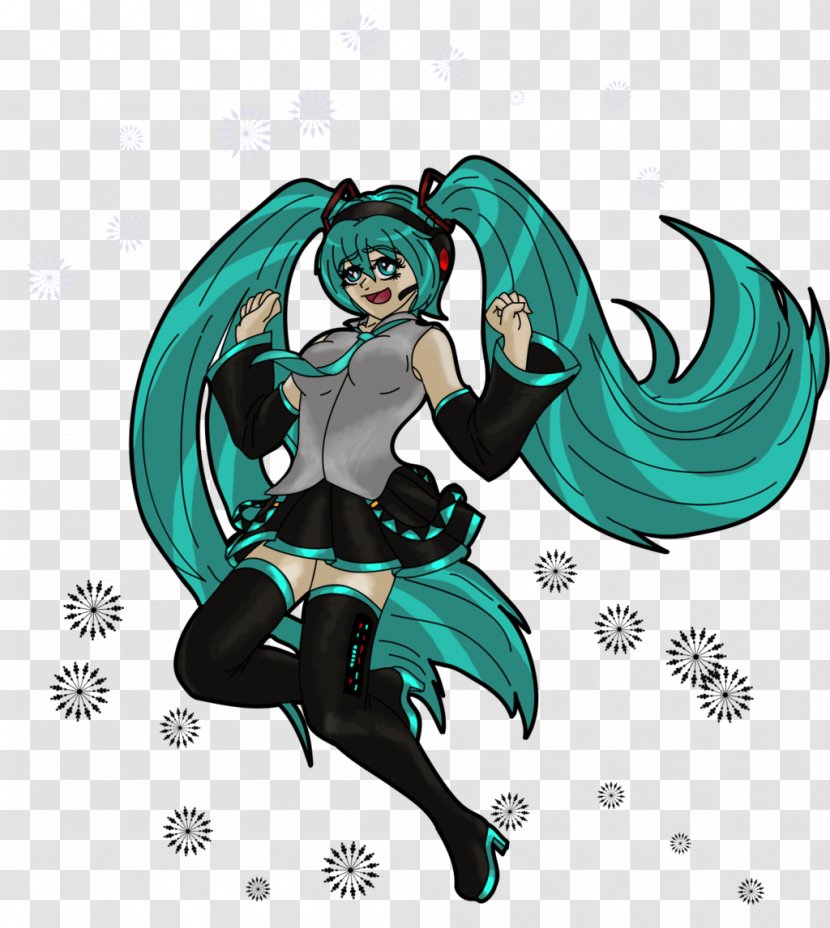 Graphic Design Legendary Creature Fairy - Character - Hatsune Miku Transparent PNG