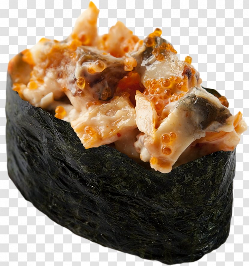Sushi Japanese Cuisine Makizushi Unagi Tobiko - Salmon Transparent PNG