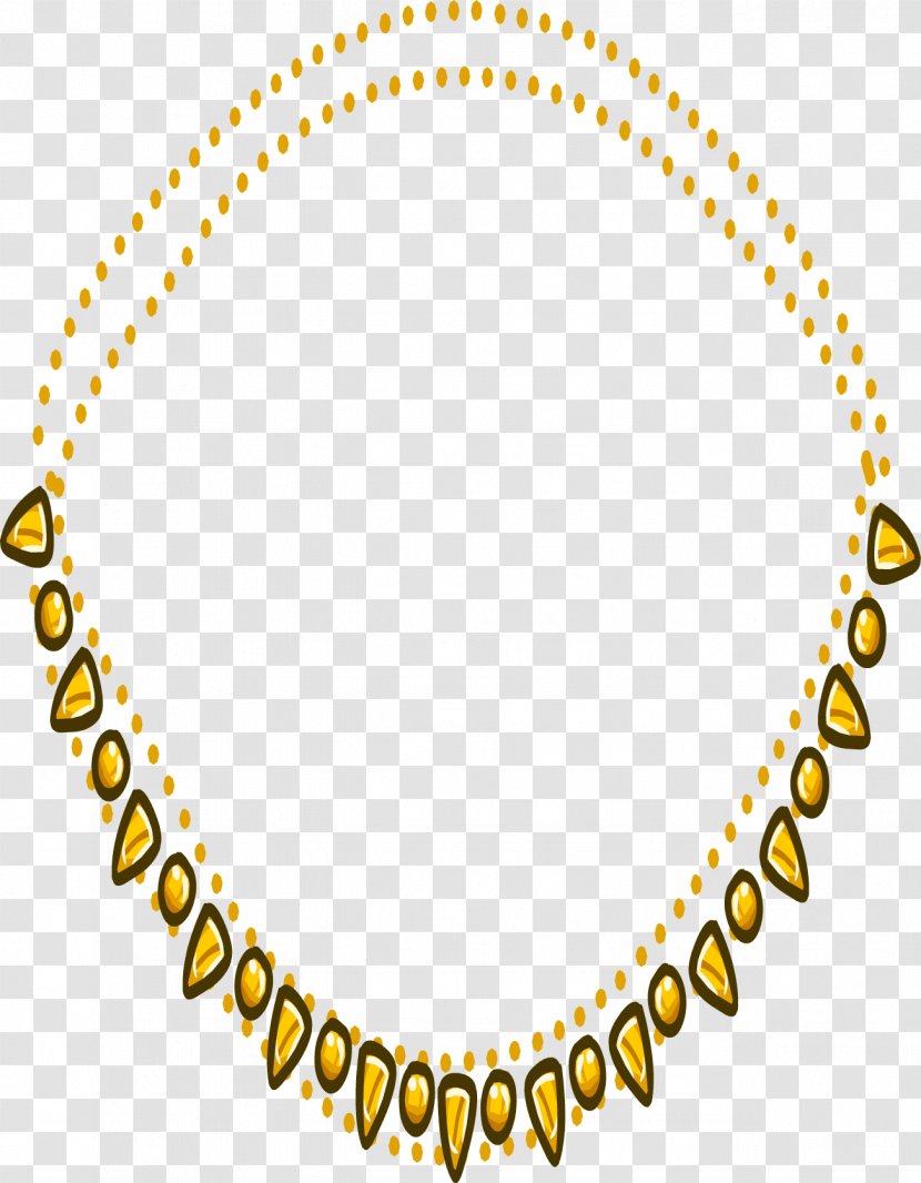 Necklace Jewellery Gold Chain - Area - Club Transparent PNG