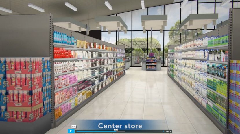 Retail Grocery Store Shopping Virtual Reality - Convenience Shop - Shelf Transparent PNG